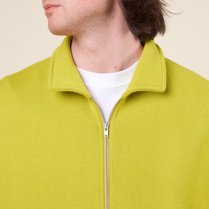 Cease - Collar Zip Sweatshirt - Moss
