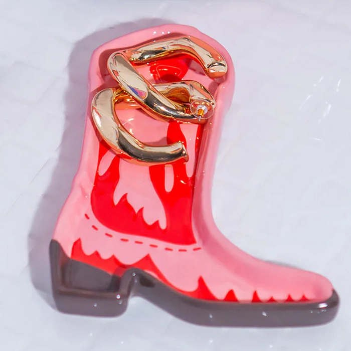 Ceramic Cowboy Boot Tray