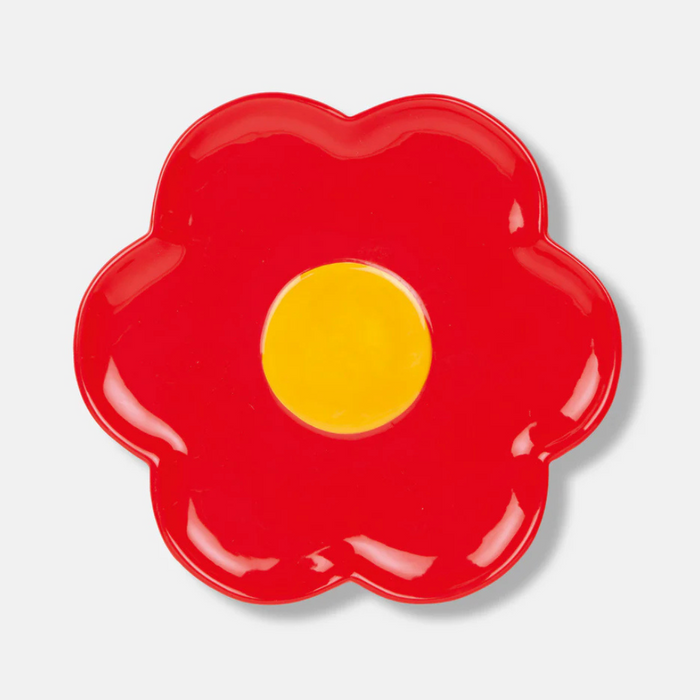 Ceramic Daisy Plate