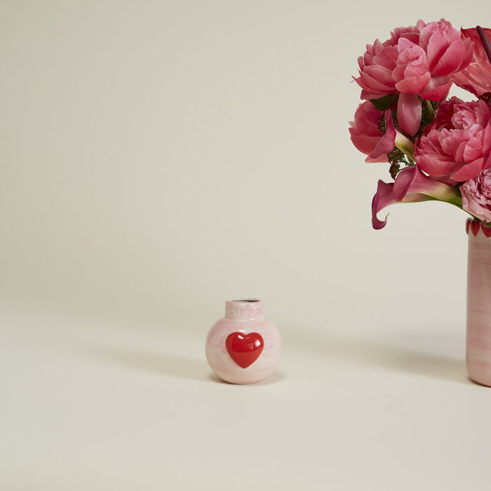 Ceramic Heart Budvase