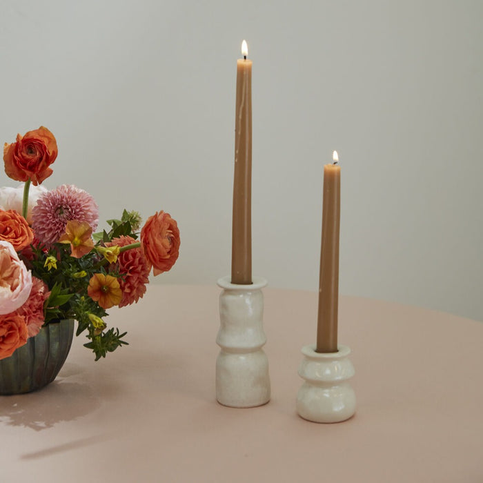Ceramic Lyam Taper Candle Holder