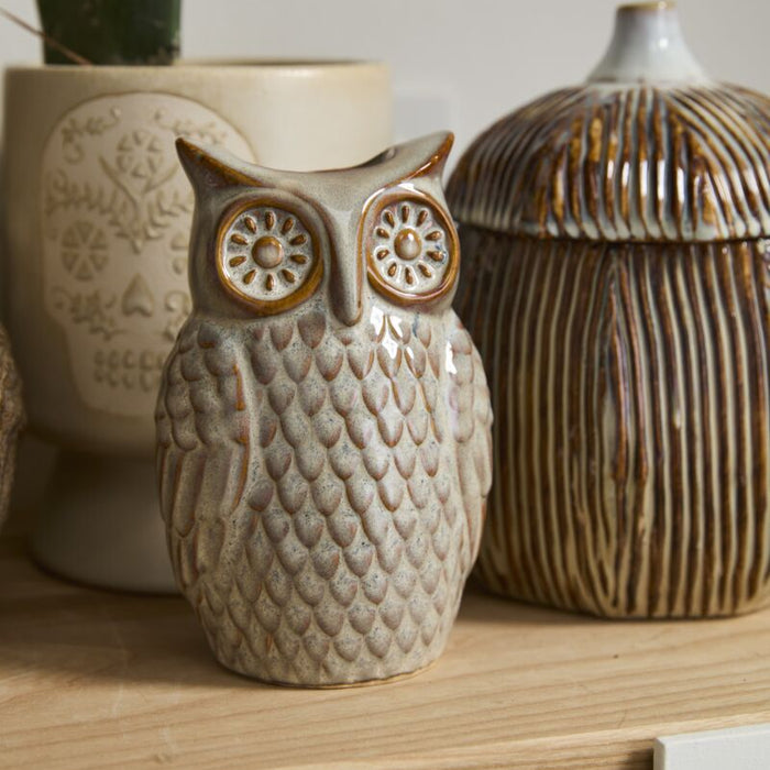 Ceramic Owl Budvase