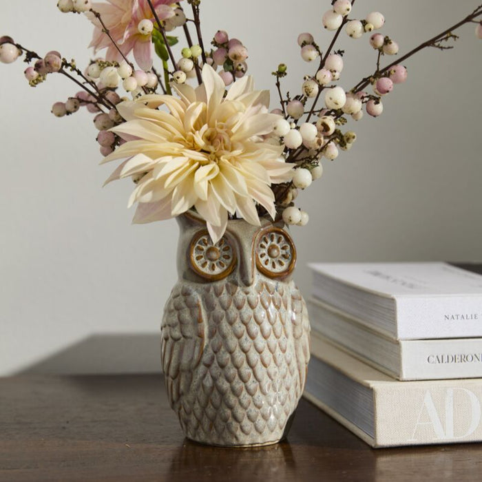Ceramic Owl Budvase