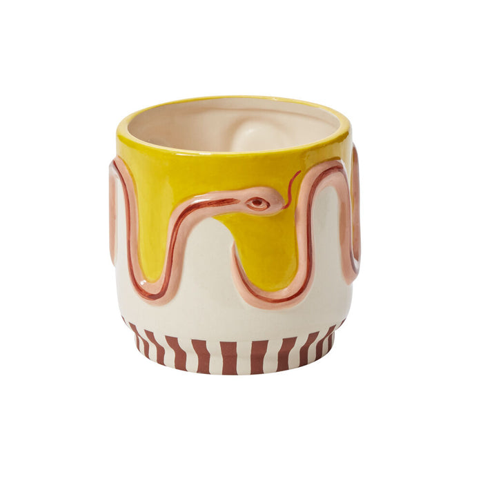 Ceramic Snake Planter