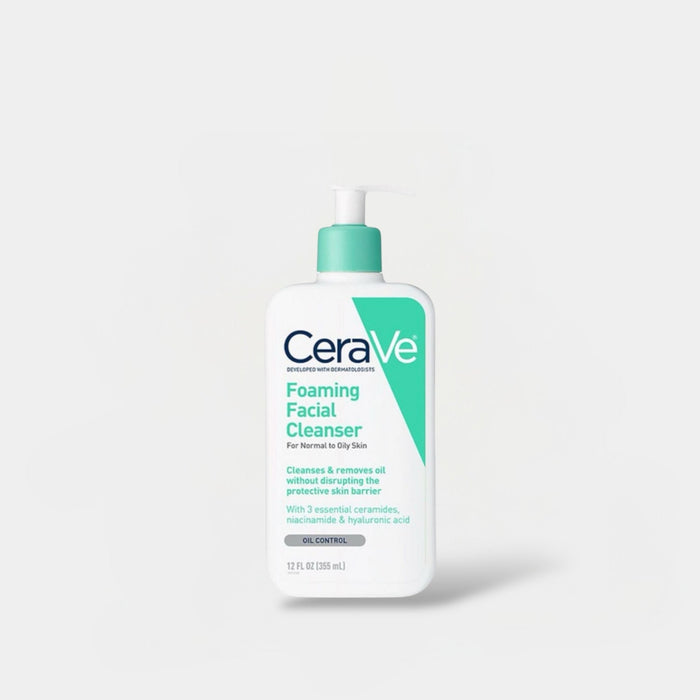 CeraVe Foaming Facial Cleanser منظف الوجه الرغوي سيرافي - Princess Cosmetics Qatar