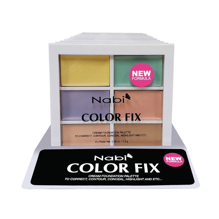 CF-12 COLOR FIX CREAM FOUNDATION PALETTE