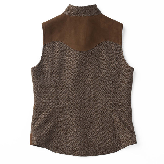 Channel Wool Vest by Madison Creek Outfitters in Tan Herringbone