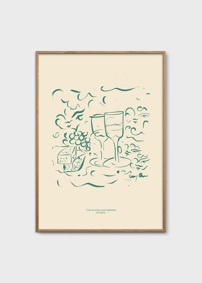 Cheese and Wine by Lucrecia Rey Caro
