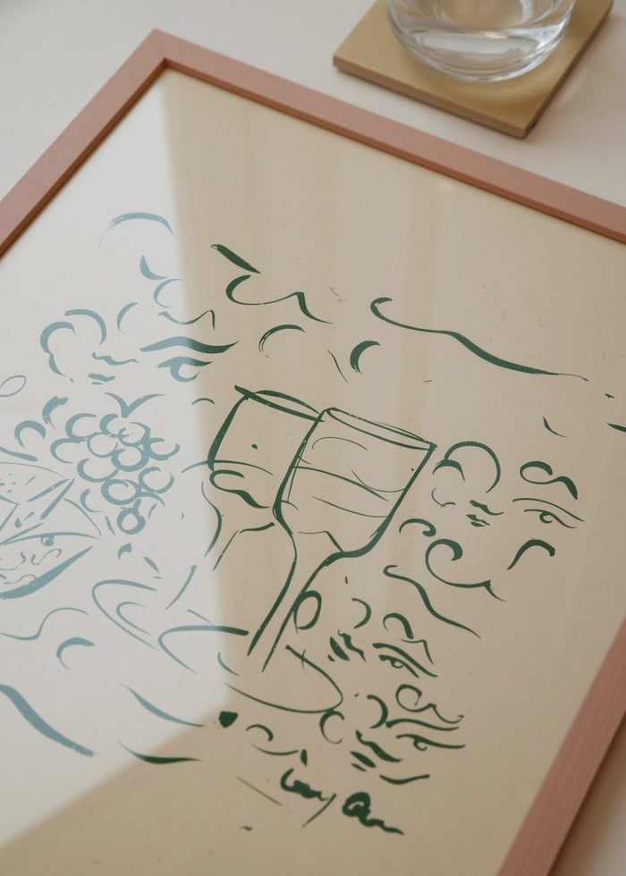 Cheese and Wine by Lucrecia Rey Caro