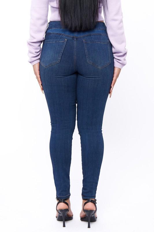 Chel's Color Blocked Skinny Jeans