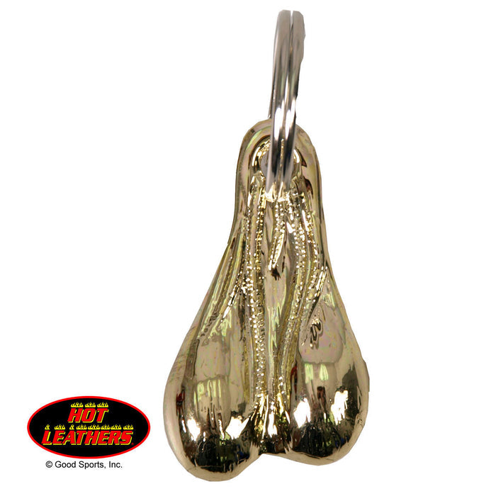 Hot Leathers Chrome Balls Motorcycle Biker Key Chain 4 Colors