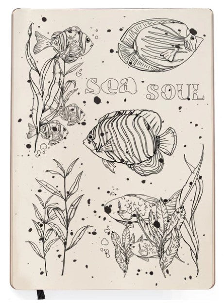 Ciao Bella - Clear Stamp Set 6"x8" - Soul Of The Sea. Get ready to get your dreamy and romantic side on. This collection is in the many wonderful shades of a marine palette, and will take you into the romance season. Sometimes alien worlds meet and love looks to be impossible. But when love is both “a calm sea and a great tempest” it always finds a way. Available at Embellish Away located in Bowmanville Ontario Canada.