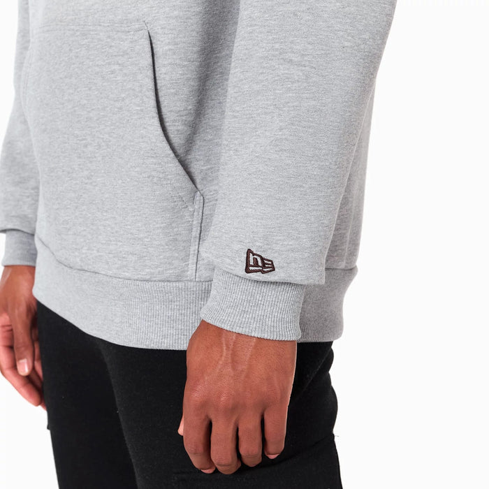 The Male model is wearing Cleveland Browns NFL Grey Pullover Hoodie 5