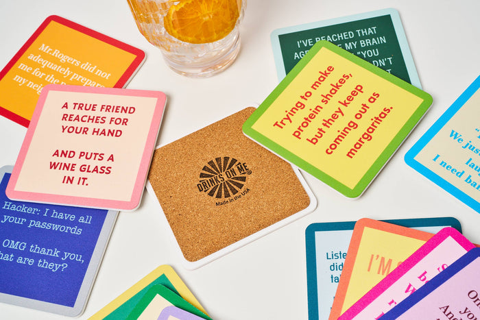 COASTER 90% | Funny Party Gift | Home Bar Decor