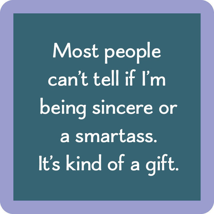 COASTER Smartass | Funny Party Gift | Home Bar Decor