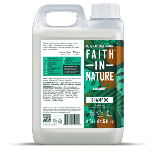 coconut shampoo refill