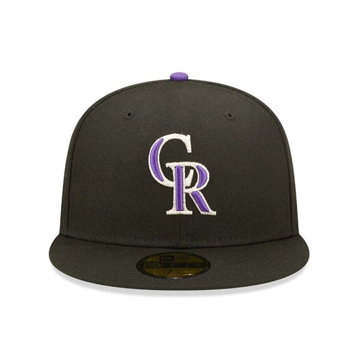 This is a Colorado Rockies Authentic On Field Black 59FIFTY Cap 3