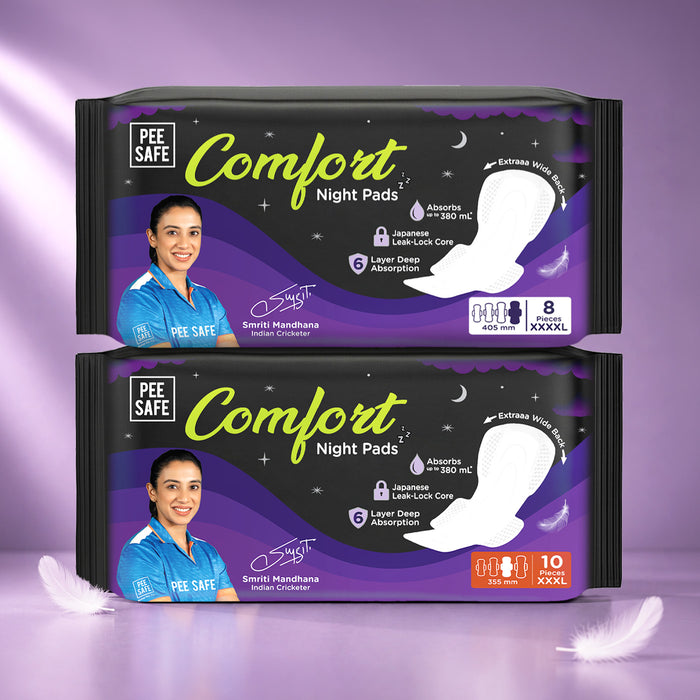 Pee Safe Comfort All Night Kit (8 XXXXL + 10 XXXL)