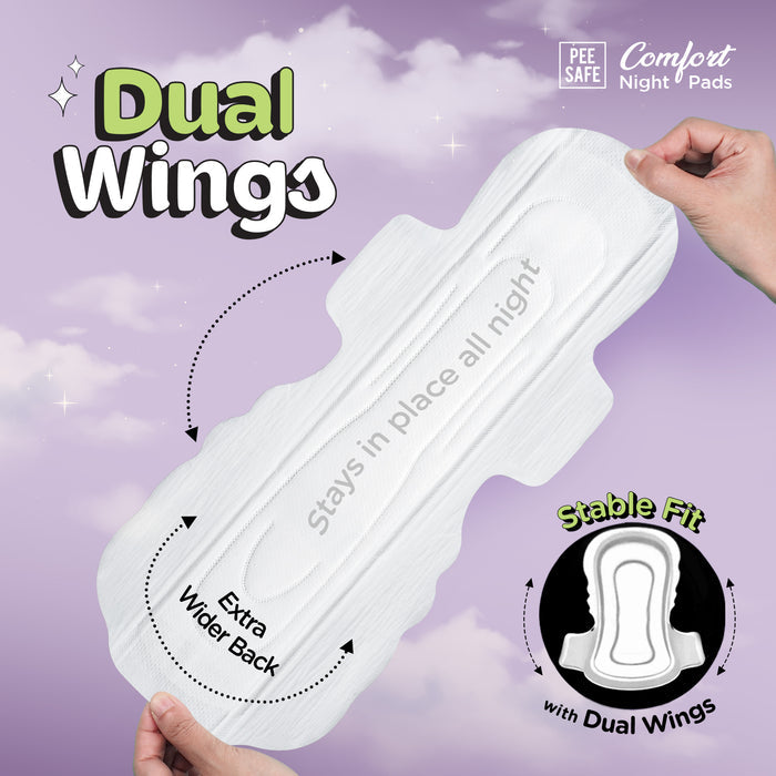 Pee Safe Comfort Night Pads XXXL (10 Pads)