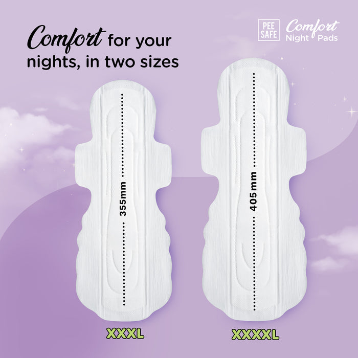 Pee Safe Comfort Night Pads XXXL (10 Pads)
