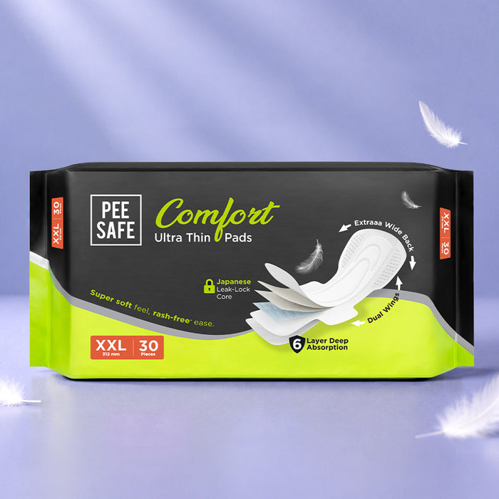 Pee Safe Comfort Ultra Thin Pads XXL (30 Pads)