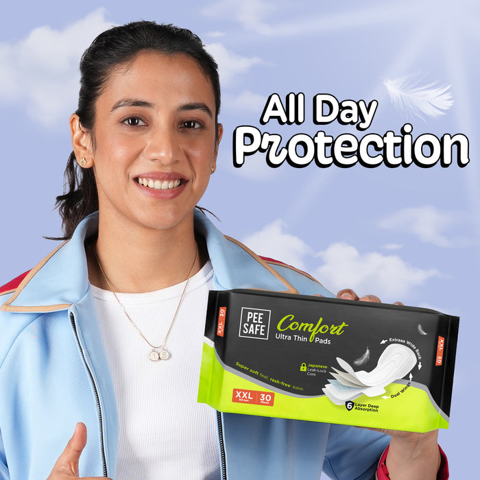 Pee Safe Comfort Ultra Thin Pads XXL (30 Pads) *