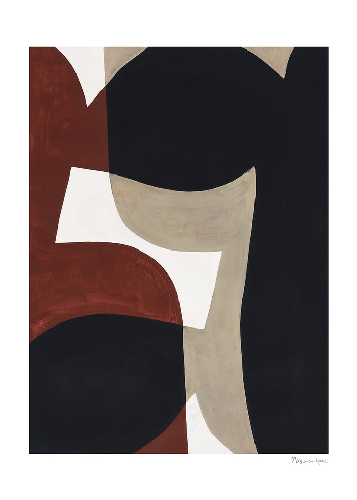 Connected Shapes No 1 by Berit Mogensen Lopez