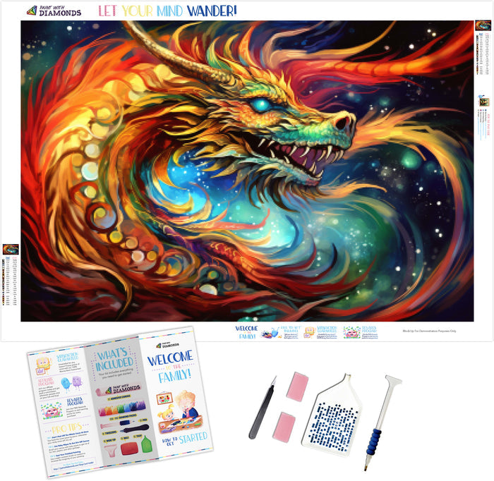 Cosmic Dragon Nebulae
