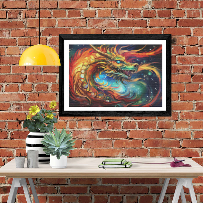 Cosmic Dragon Nebulae