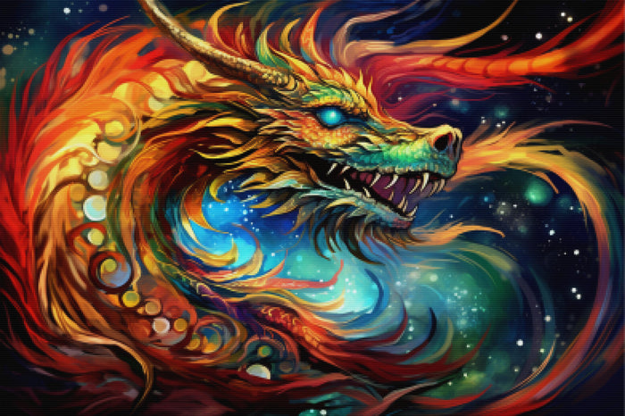 Cosmic Dragon Nebulae