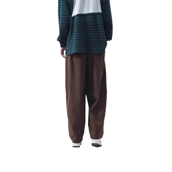 Cotton Men's Loose Wide Leg Pants
