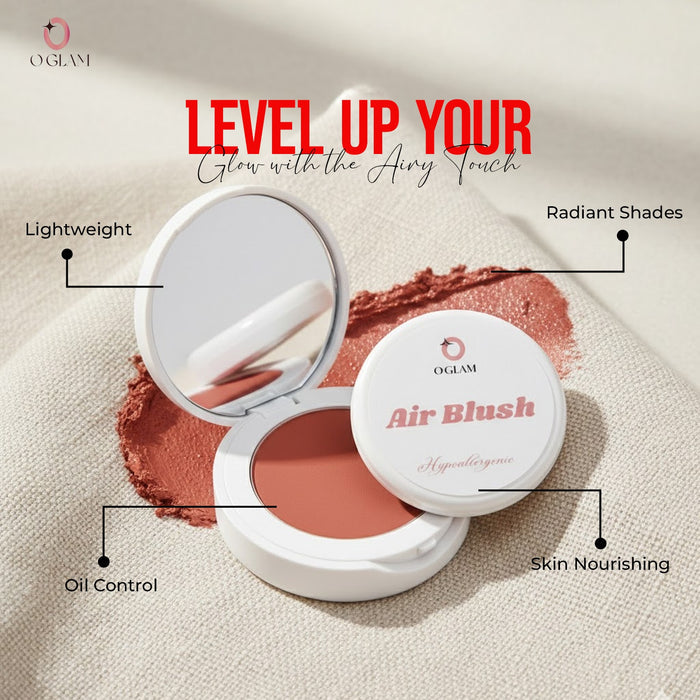Creamy Air Blush (Multi-way) by O Glam  - Peachy