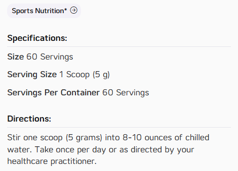 Creatine Monohydrate by Numedica