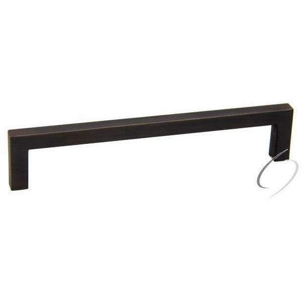 Crown Hardware 6-3/8" Modern Square Cabinet Pull with 6-3/10" Center to Center Crown Hardware