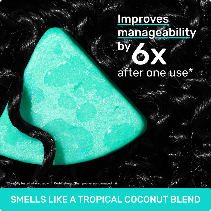 Improves manageability by 6x after one use* *Clinically tested when used with Curl-Defining Shampoo versus damaged hair.

SMELLS LIKE A TROPICAL COCONUT BLEND