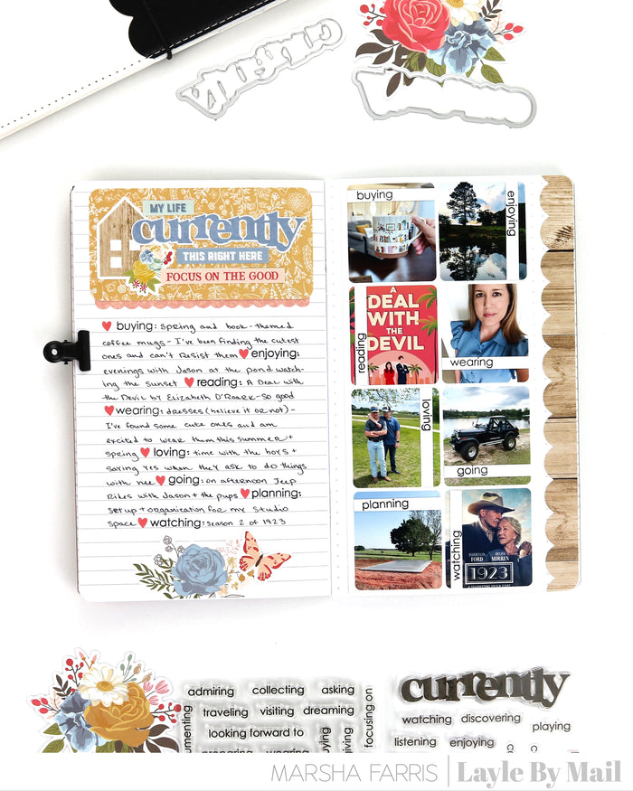 Currently - 3 Piece Stamp and Die Bundle