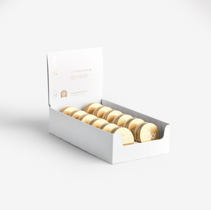 Twelve small cuticle balms. Made locally. hydration and nourishment