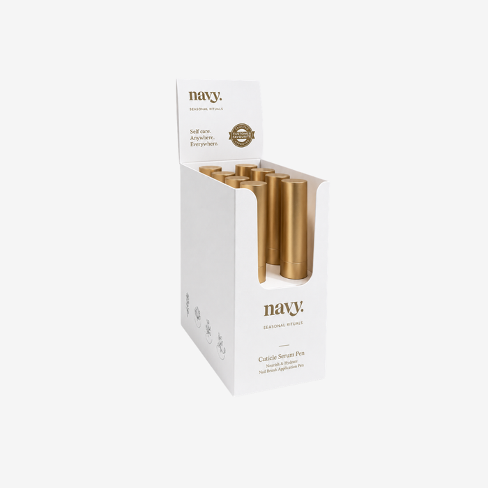 Retail stand cuticle serum