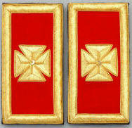 D7059 Shoulder Boards Grand Commander (PAIR) MYLAR
