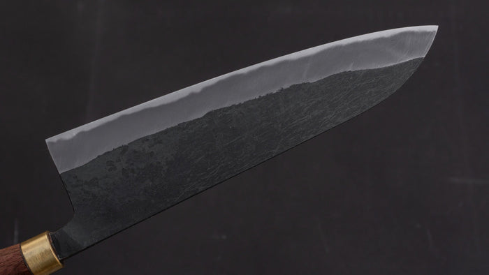 Daitoku Blue #2 Santoku 165mm Walnut Handle - HITOHIRA