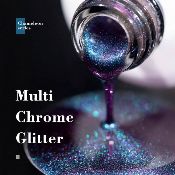 Dark Blue to Purple | RARJSM ®Holographic Chameleon Gel Nail Polish | 15ml #583