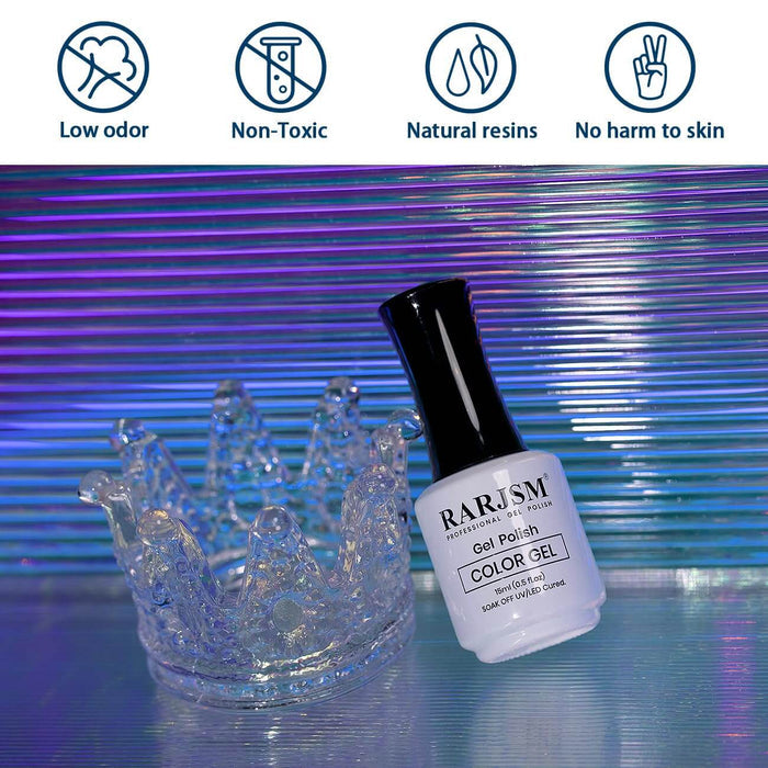 Dark Blue to Purple | RARJSM ®Holographic Chameleon Gel Nail Polish | 15ml #583