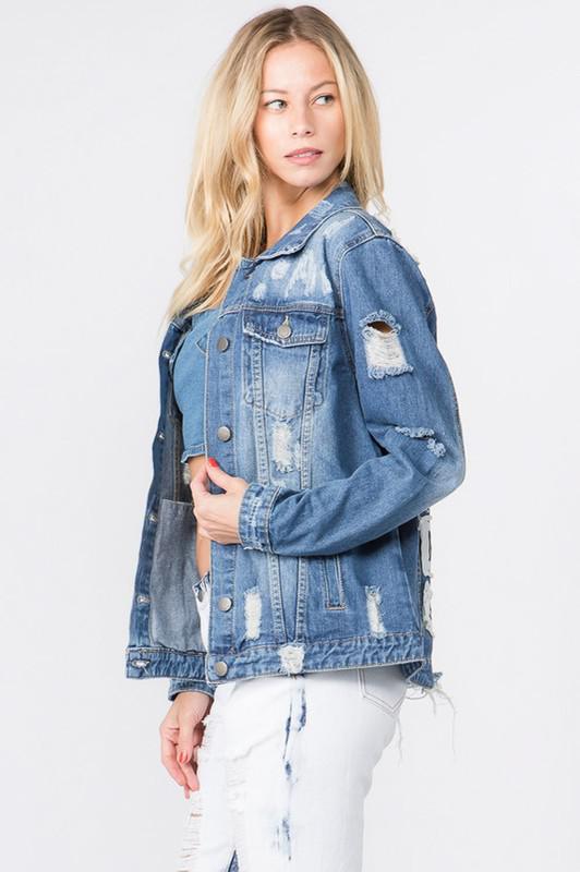 Denim Fashion Short Jacket