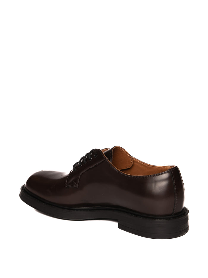 FRAU derby in pelle semilucida bordeaux 73Q1 BRISTOL-MULBERRY