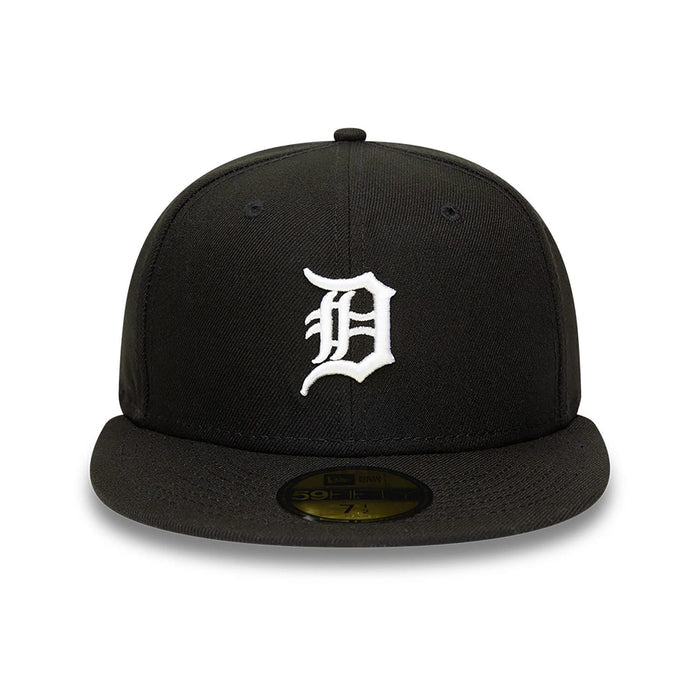 This is a Detroit Tigers MLB Black and White 59FIFTY Fitted Cap 6