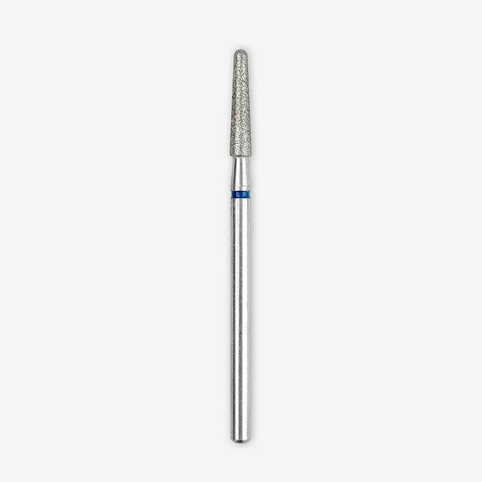 Efile piece. Long tapered cone. Targets stubborn areas and shapes the fold edges.
