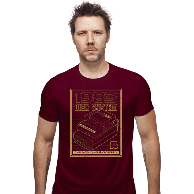 Secret_Shirts Fitted Shirts, Mens / Small / Maroon Disk System