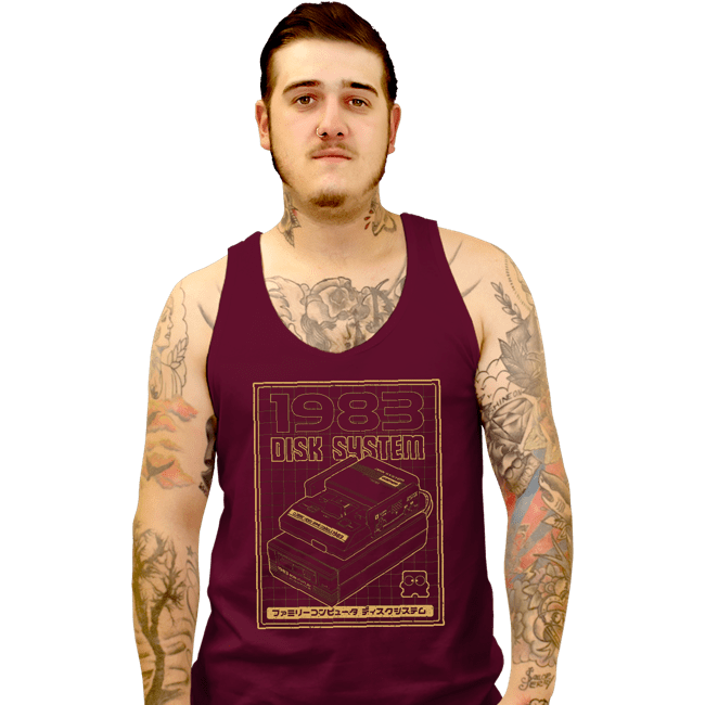 Tank Top, Unisex / Small / Maroon