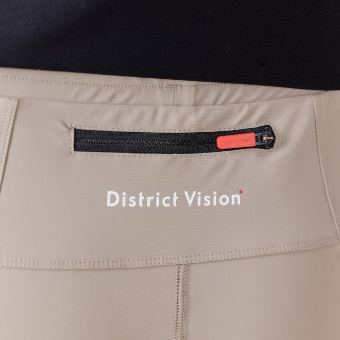 District Vision - Lono Full Length Run Tights - Stone DV0010_STN_S UK stockist best price