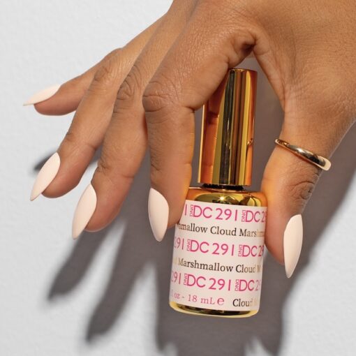 DND DC Premium set Gel Color Matching Polish Color - Marshmallow Cloud #291